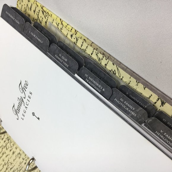 GENEALOGY  Family Tree Legacies Preserving Memories Keepsake Workbook NWOT - Picture 8 of 16